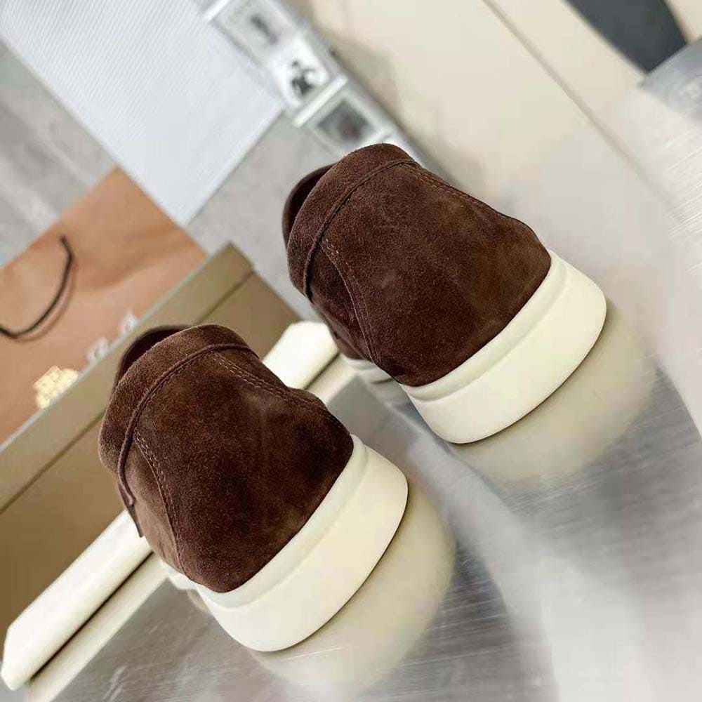 GIÀY LORO PIANA Unisex Summer Charms Walk Loafers-Brown TOP QUALITY SHOES AAA