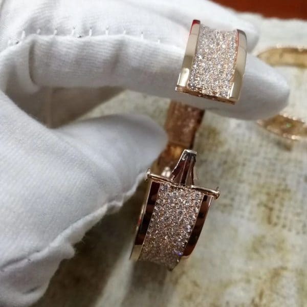 Vòng tay Bvlgari B.zero1 vàng hồng 18k đính kim cương 9,52ct 18K  (Liên hệ để biết giá)