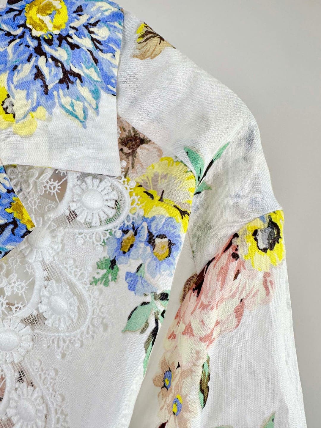 ÁO ZIMMERMANN Flower Vintage Dress High Classy
