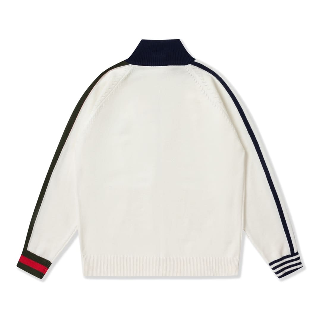 ÁO GUCCI Zip White Cashmere Sweater