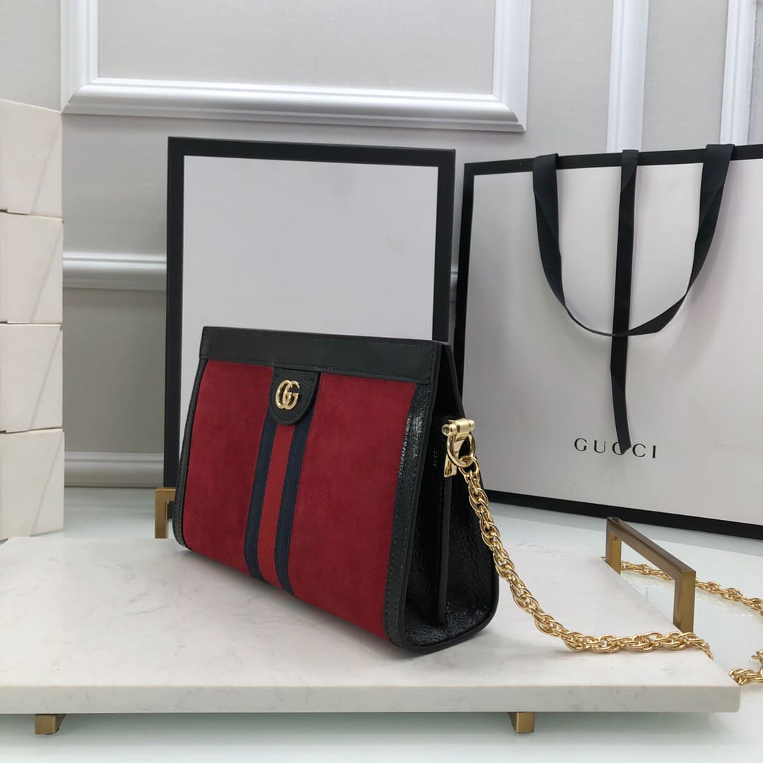 TÚI Gucci Ophidia GG small shoulder bag red Top Quality
