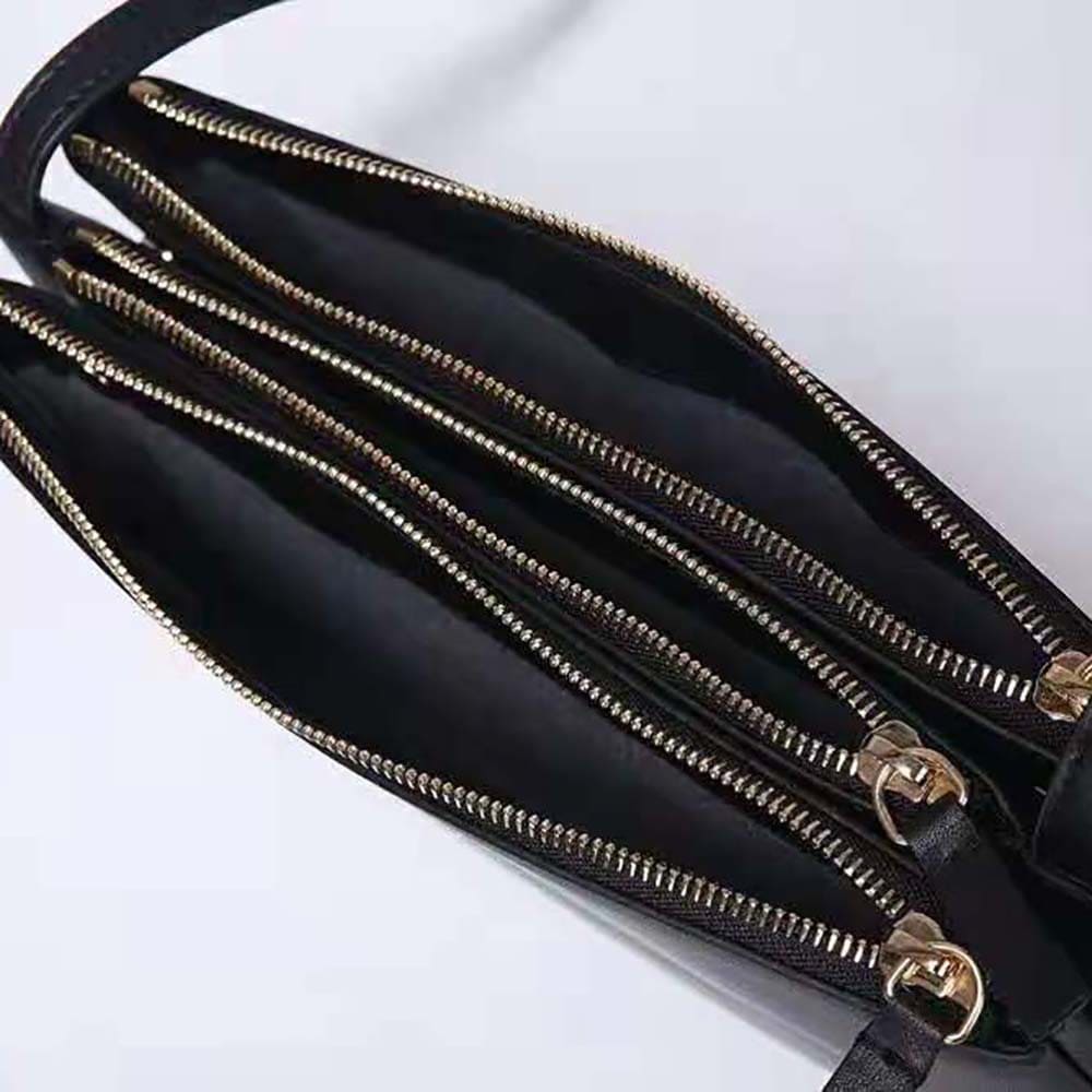 TÚI Celine Women Large Trio Bag in Smooth Lambskin-Black