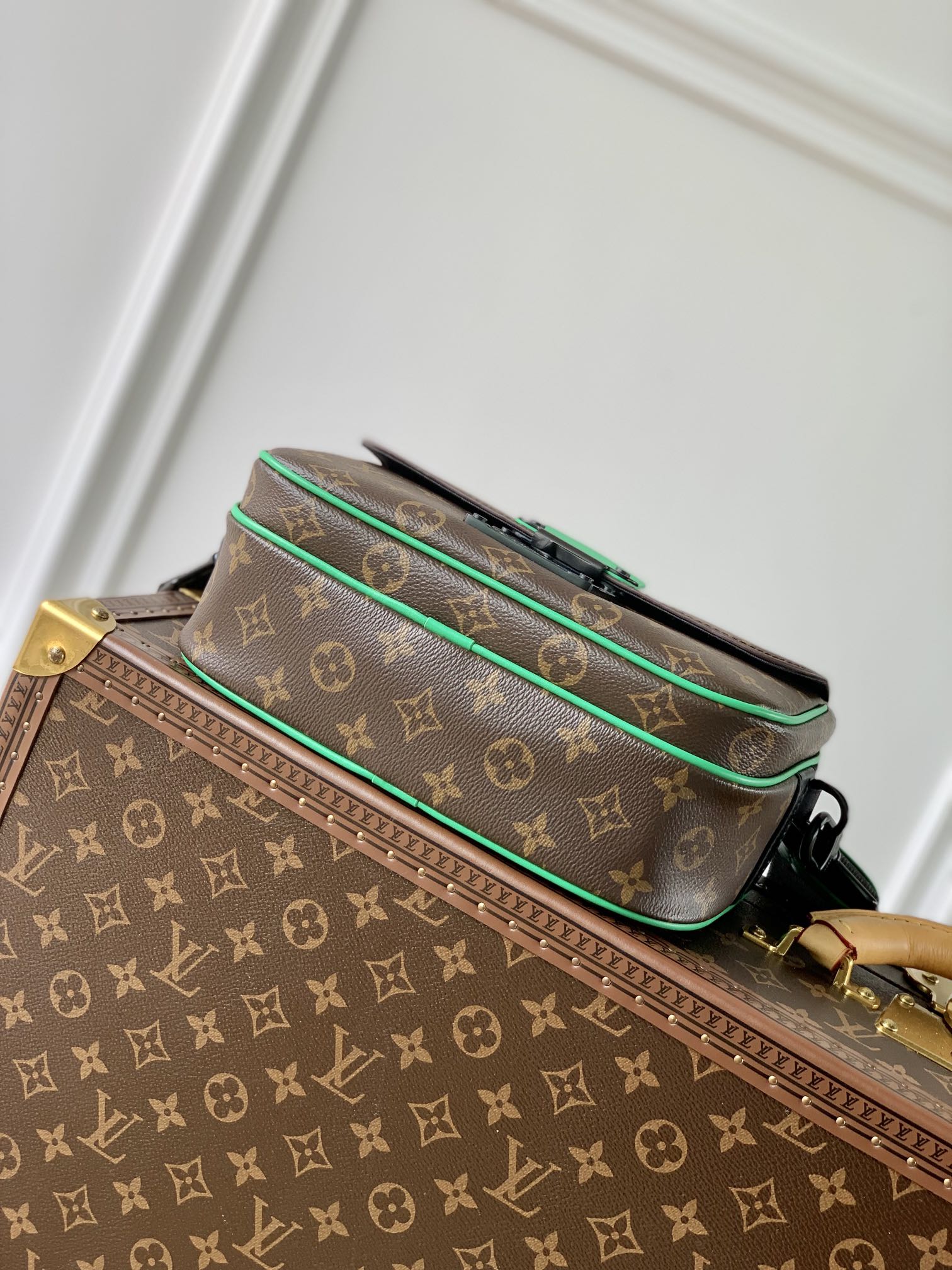 TÚI LOUIS VUITTON Monogram Macassar Virgil Abloh Messenger Bag