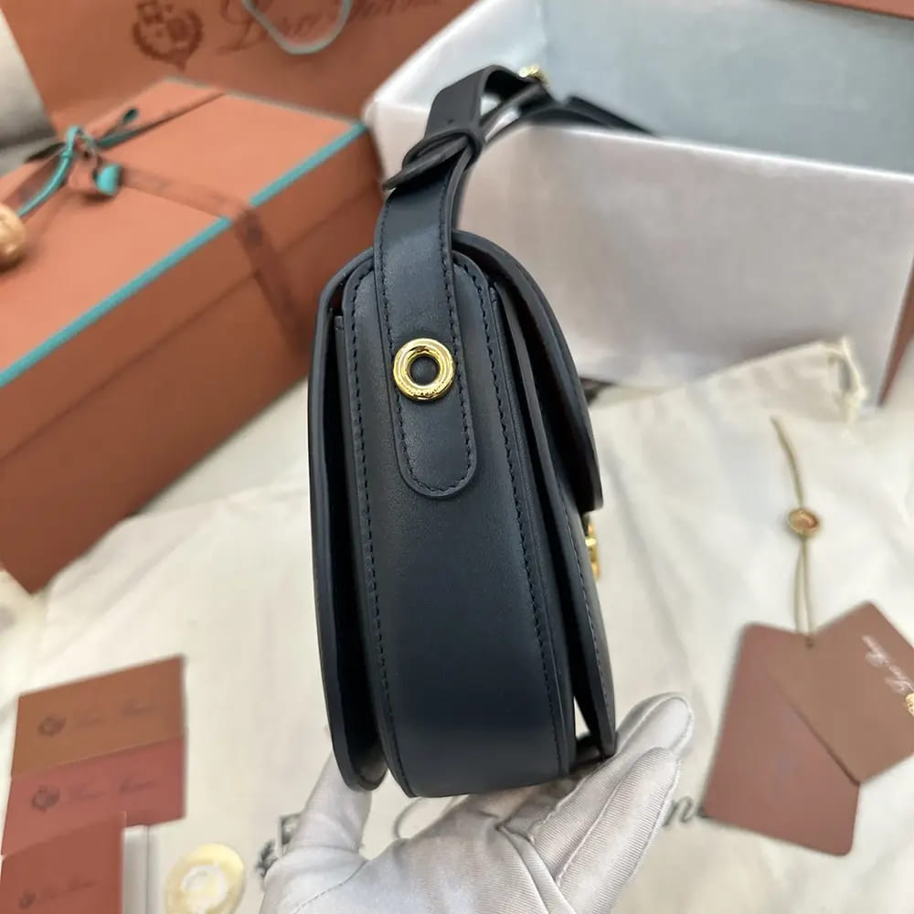 TÚI LORO PIANA Women Mini Ghiera Bag-Black