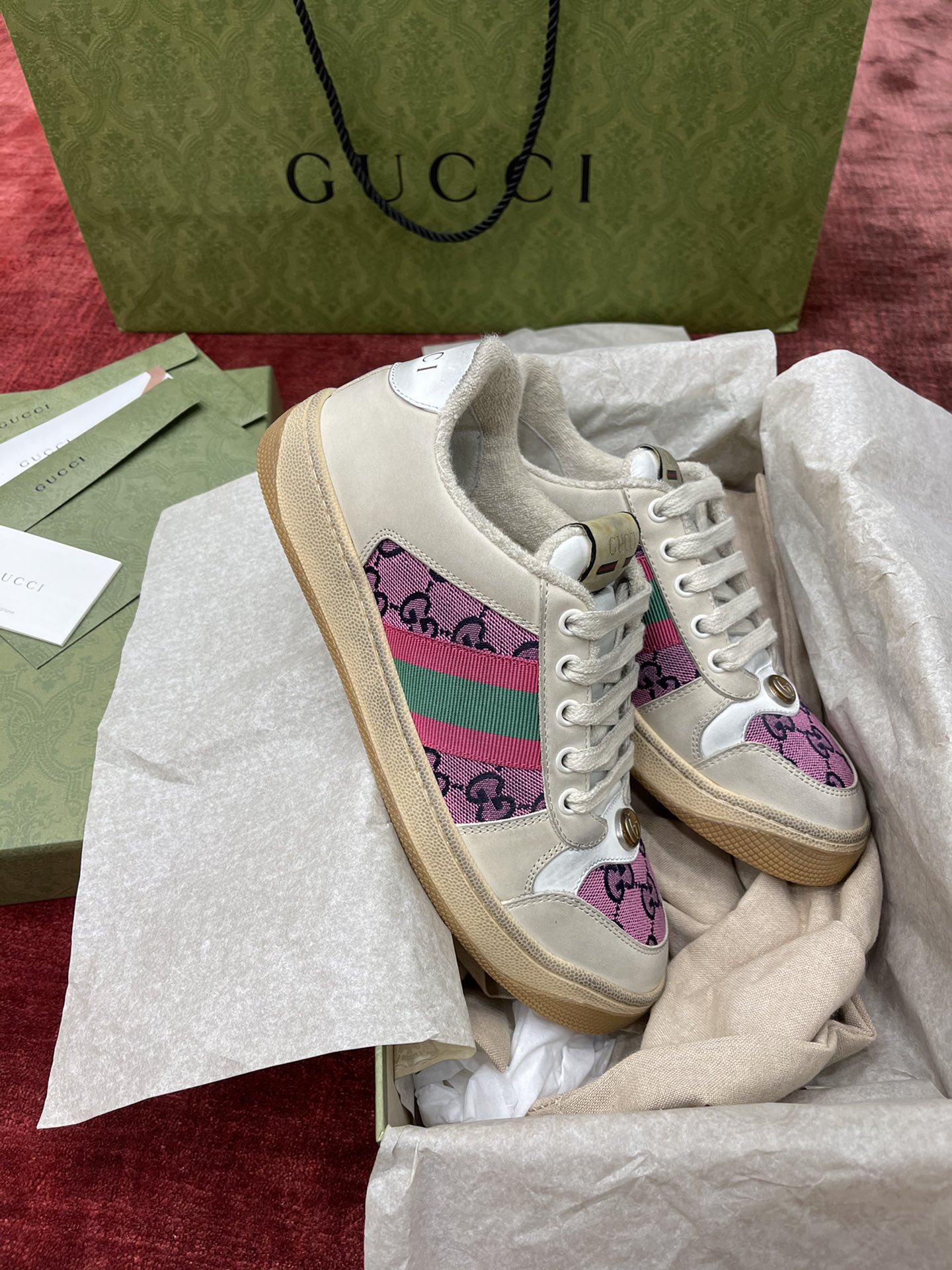 GIÀY GUCCI SCREENER SNEAKER SHOES AAA