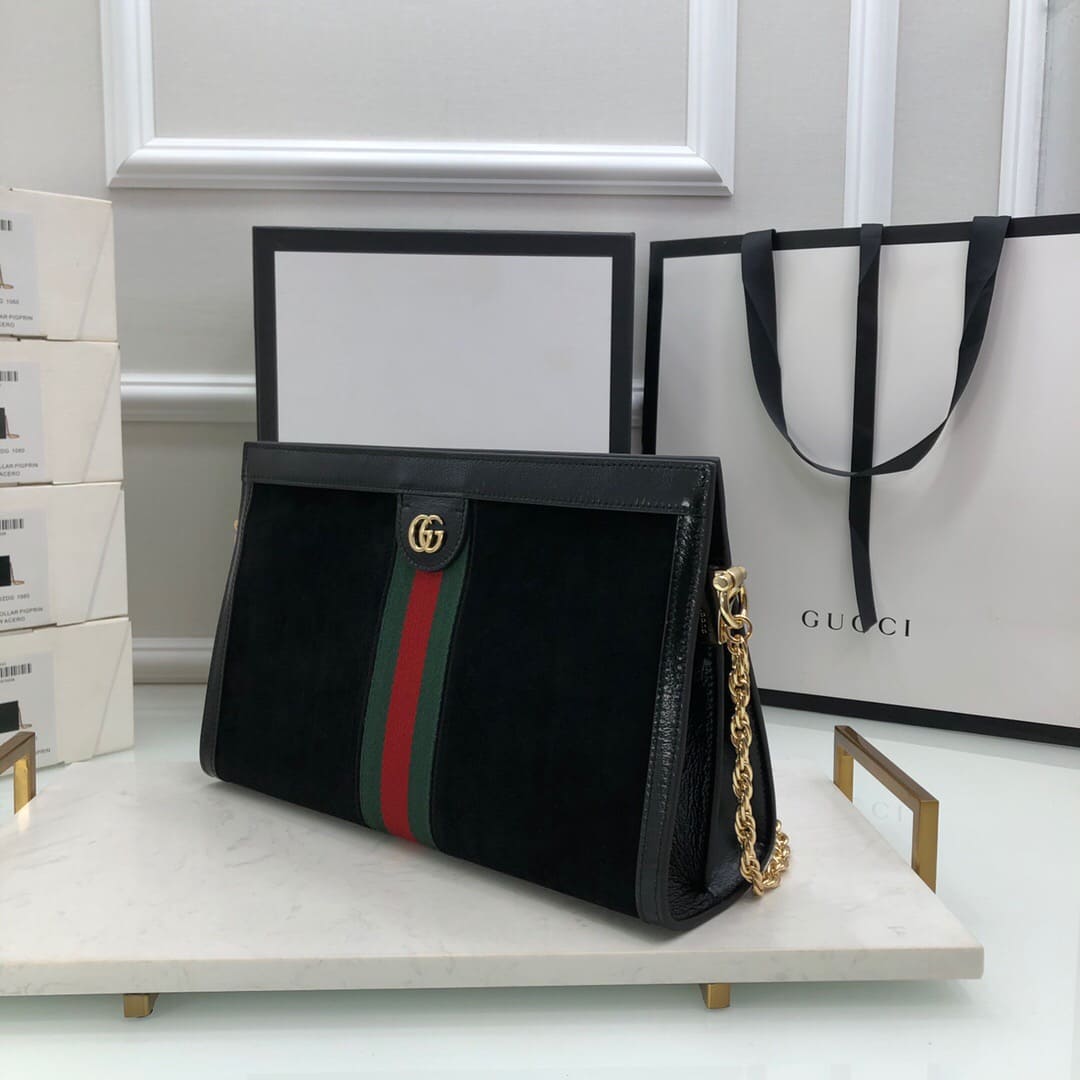 TÚI Gucci Ophidia GG small shoulder bag black Top Quality