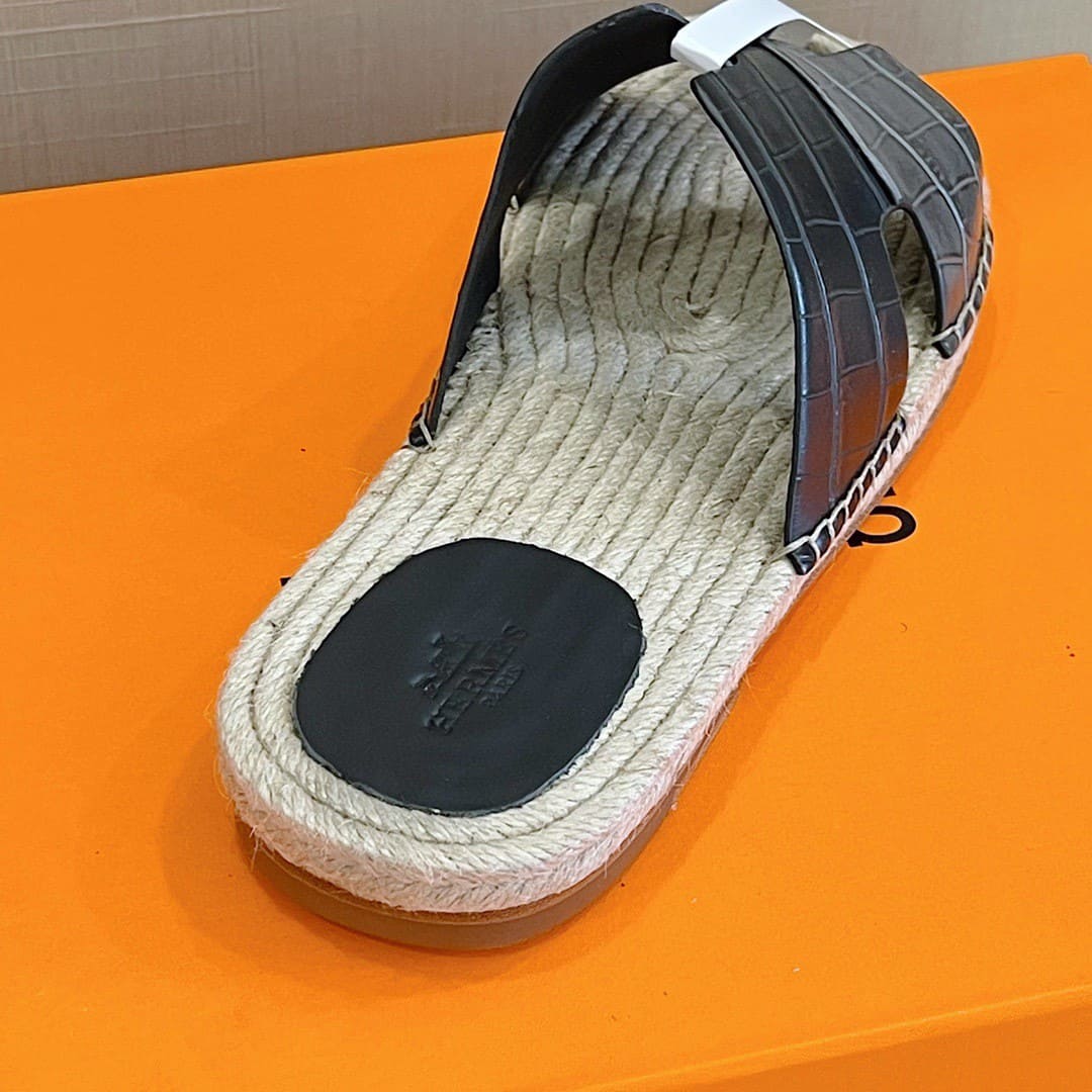 DÉP HERMES IZMIR ESPADRILLES H SANDAL AAA