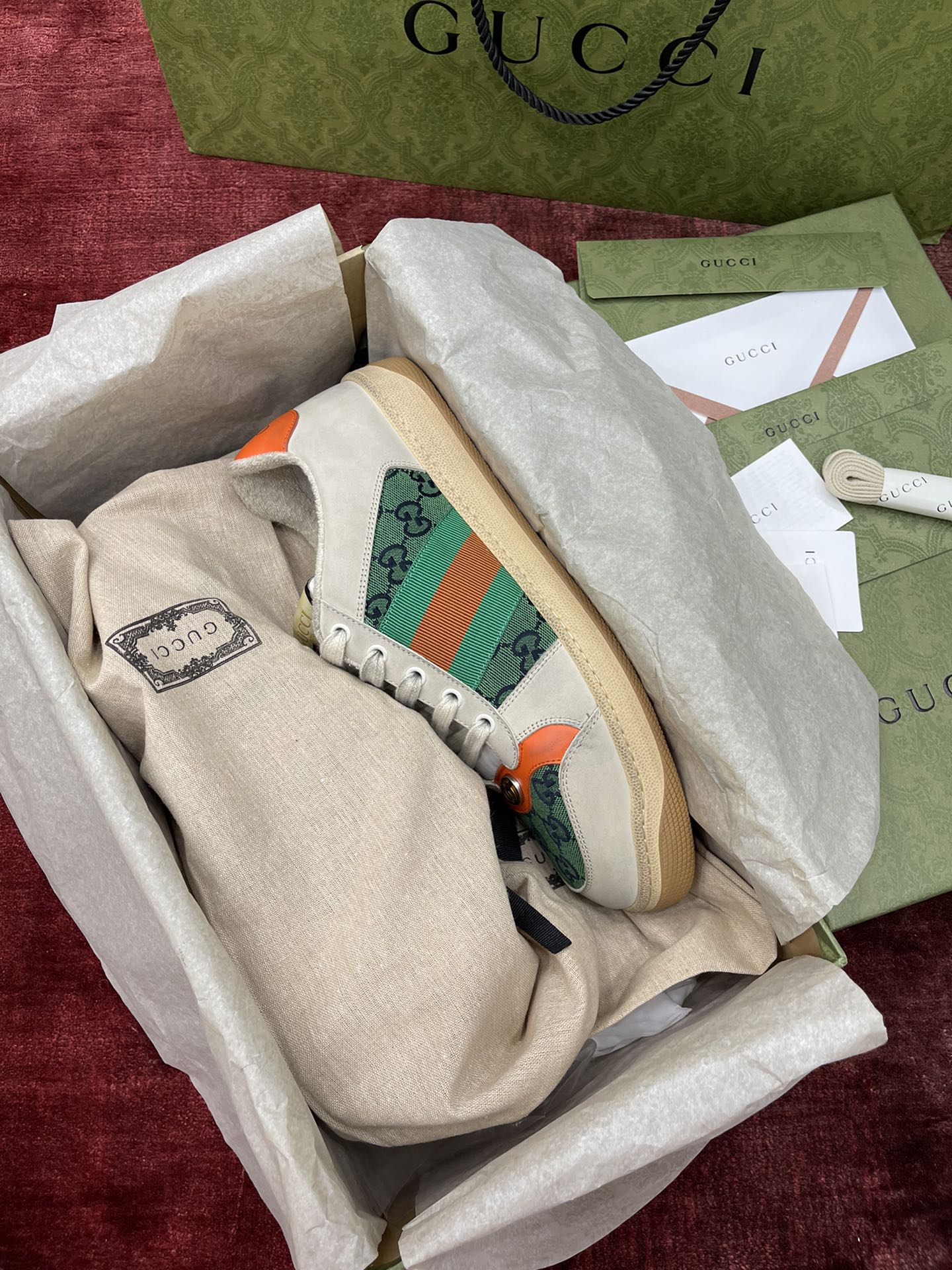 GIÀY GUCCI SCREENER SNEAKER SHOES AAA