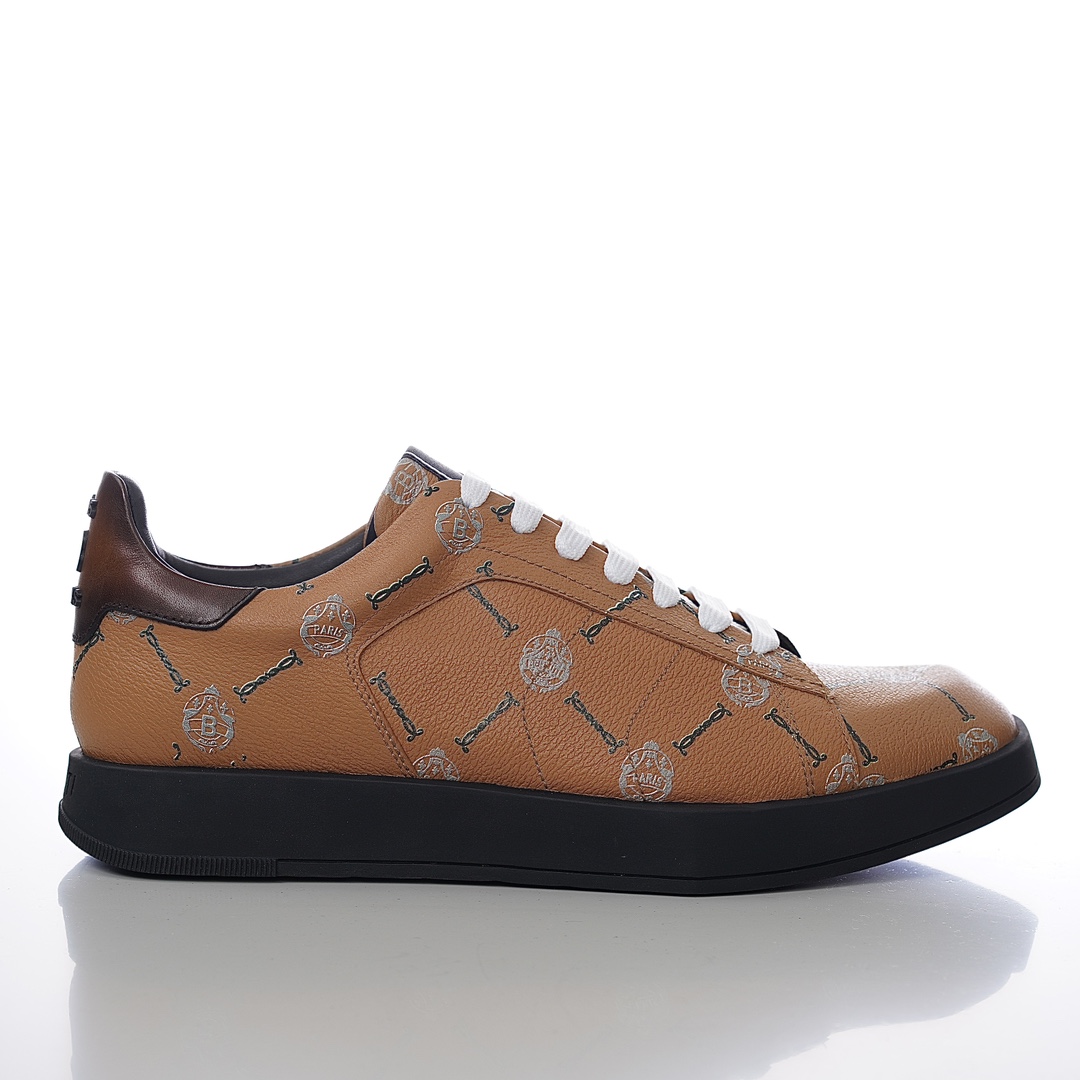 GIÀY BERLUTI LOGO LEATHER SNEAKER SHOES AAA