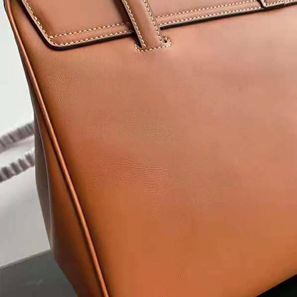 TÚI Celine Women Large Soft 16 Bag in Smooth Calfskin-Brown