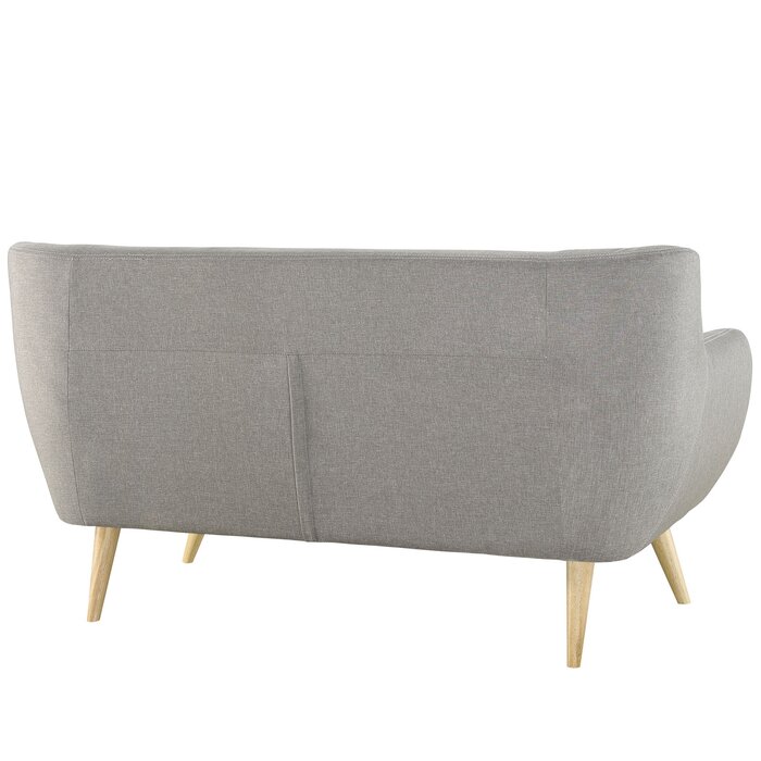 SOFA NỈ CHÂN GỖ BOAT SHAPE