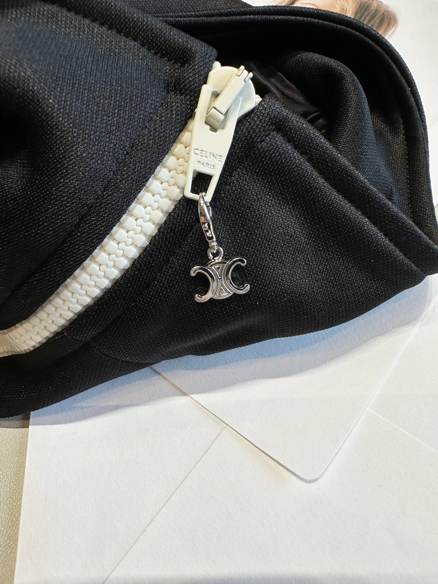 ÁO CELINE DENIM HOODIE JACKET