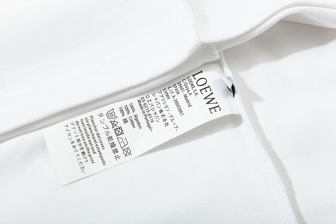 ÁO LOEWE T SHIRT MÀU TRẮNG UNISEX
