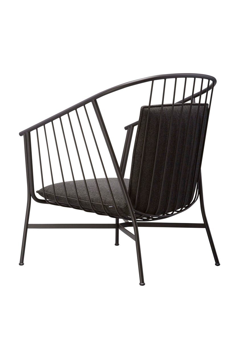 GHẾ JANET Steel armchair with armrests ARMCHAIR