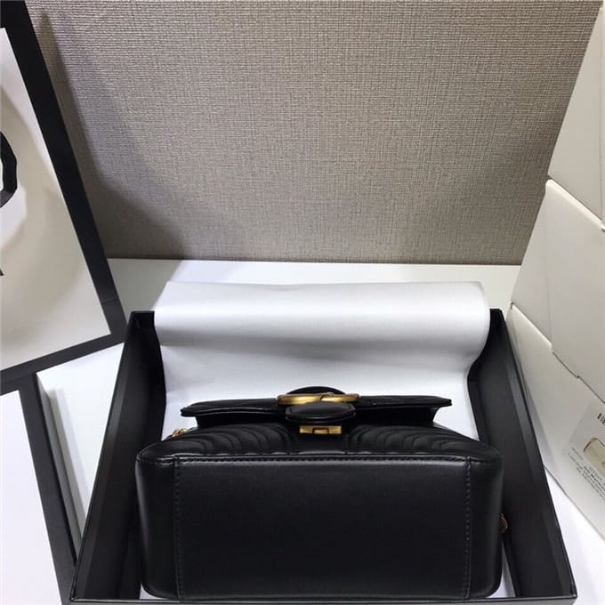 TÚI Gucci GG marmont mini top handle bag black Top Quality