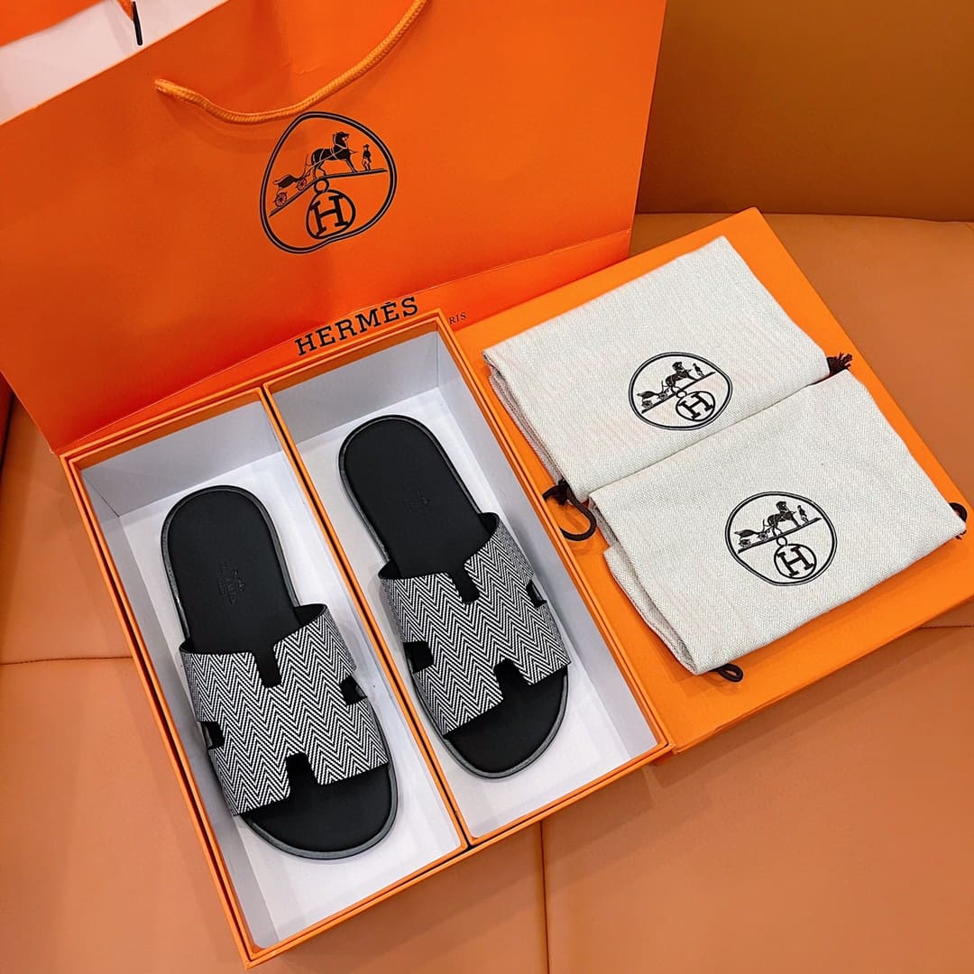 DÉP HERMES IZMIR WHITE H SANDAL AAA