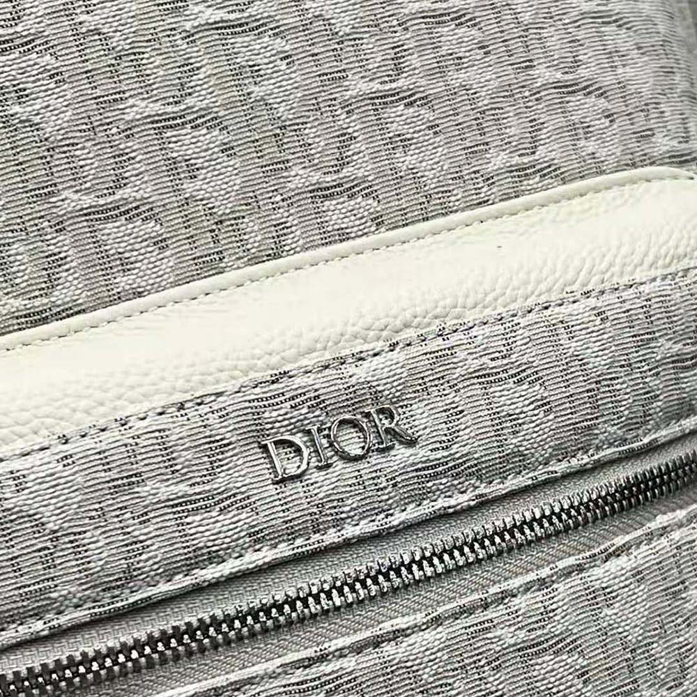 BALO Dior Rider Backpack Beige Dior Oblique Jacquard