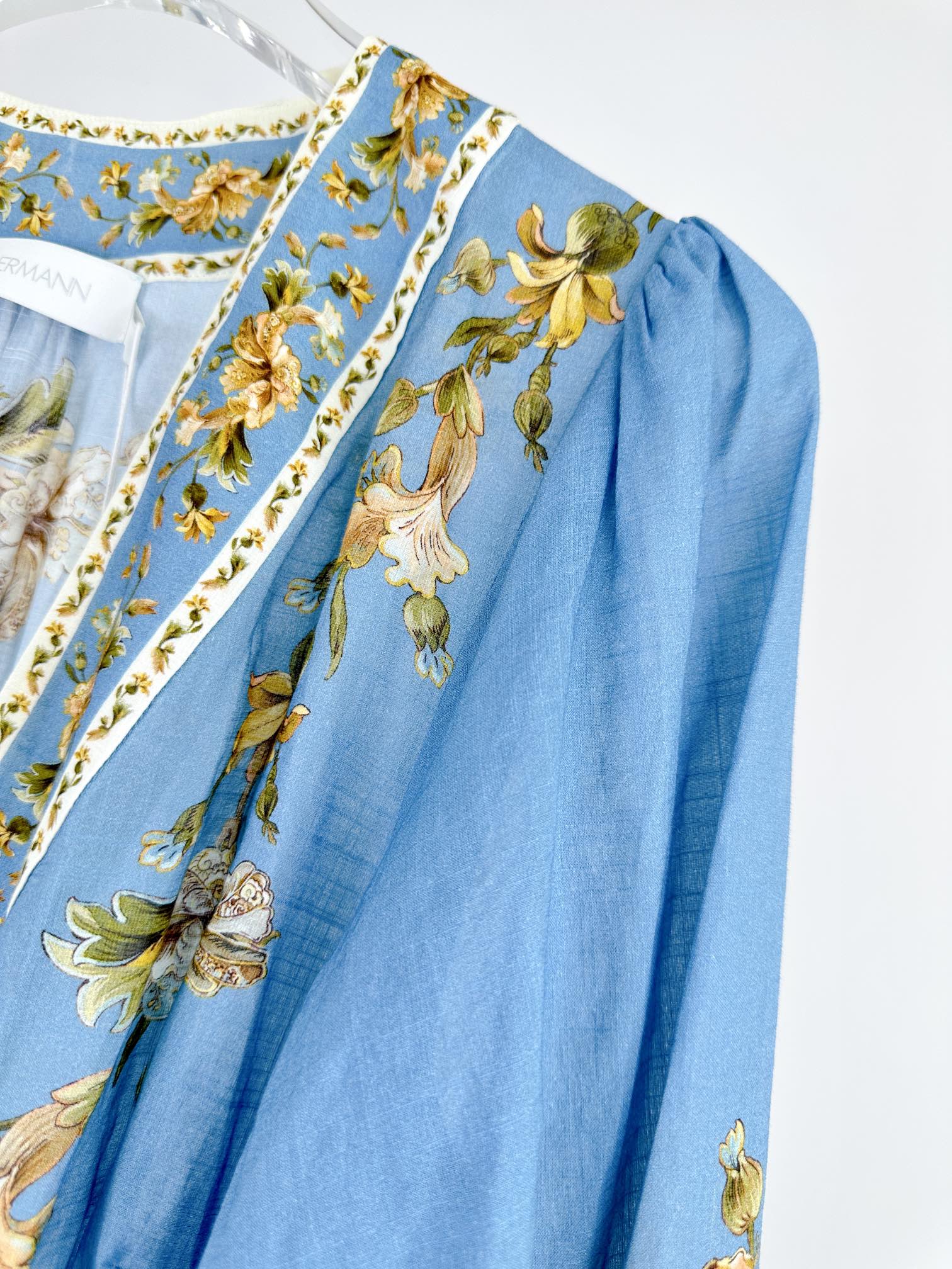 VÁY ZIMMERMANN Flower Long Vintage Dress
