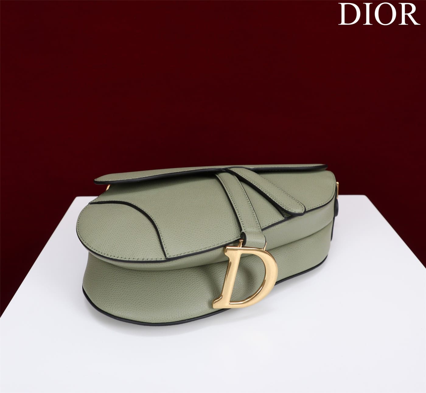 TÚI Dior Women Saddle bag in Calfskin-Olive Top Quality