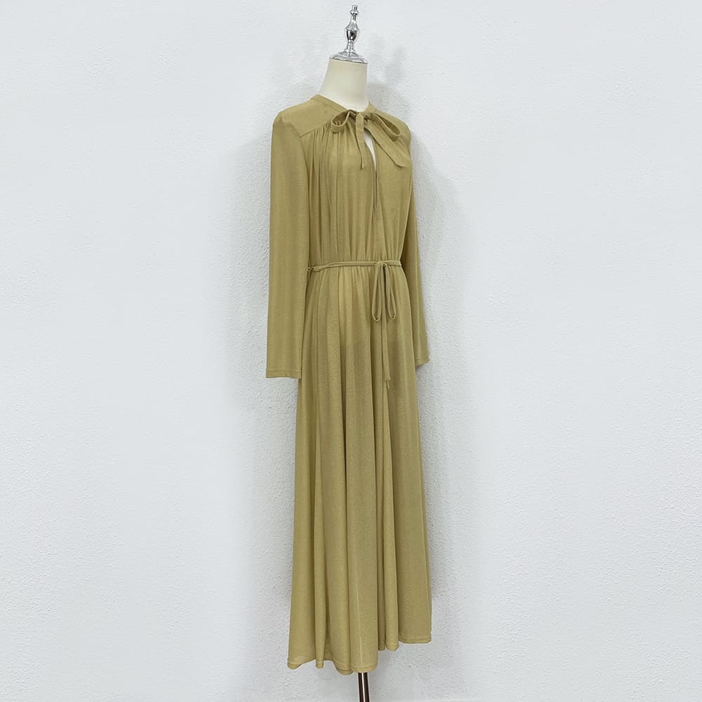 VÁY ZIMMERMANN Gold Glitter Vintage Dress High Classy