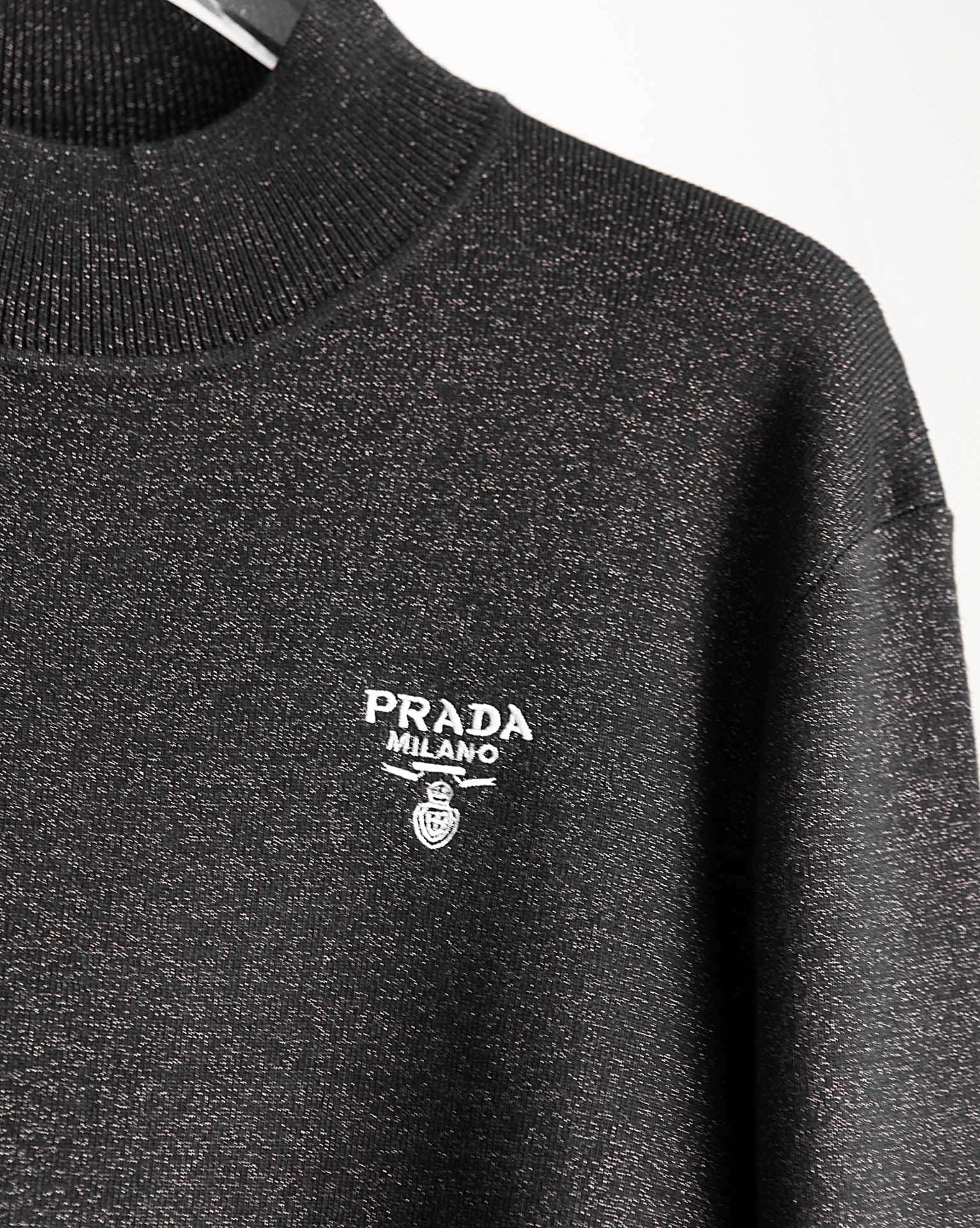 ÁO Prada Gray Sweater Unisex