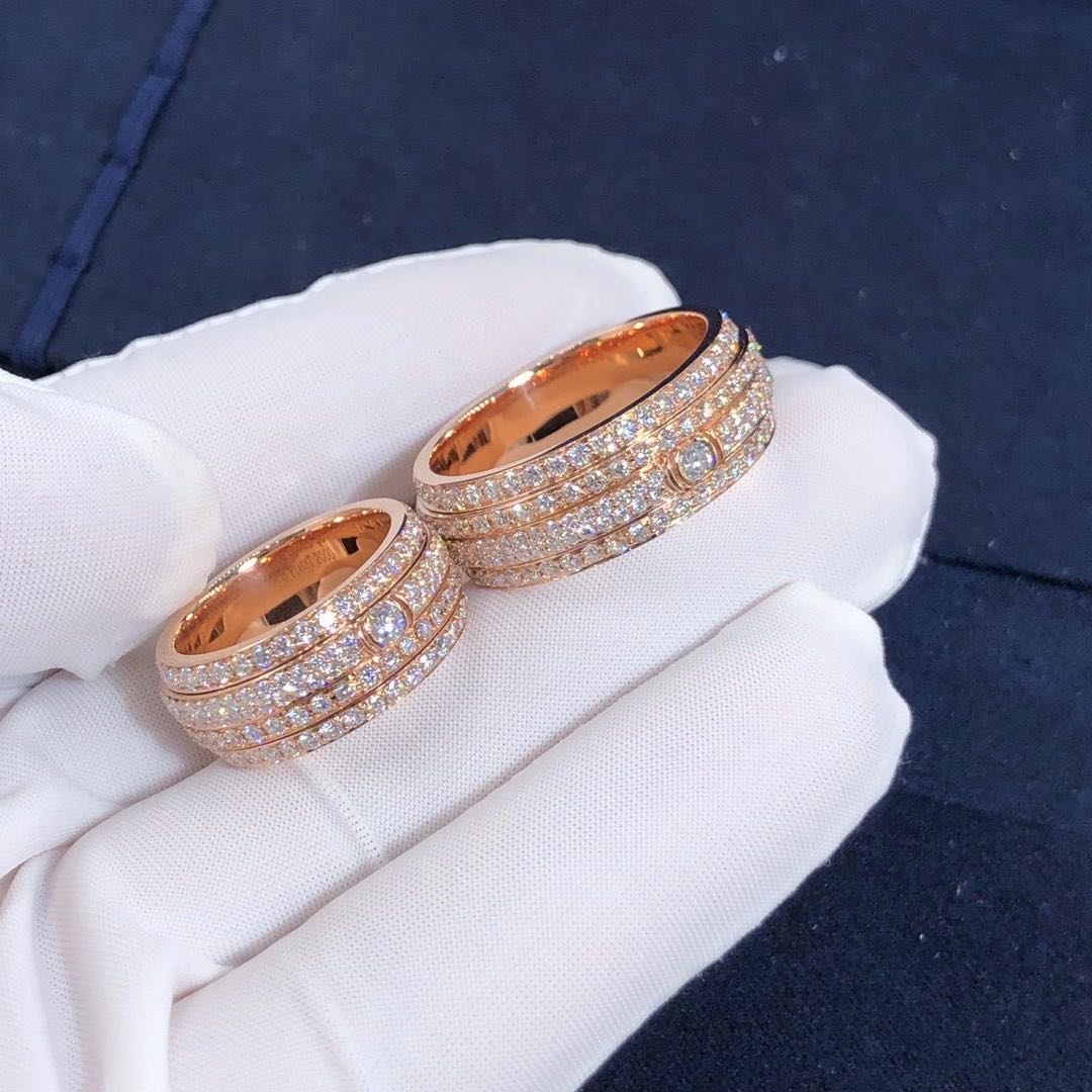 NHẪN PIAGET 18K Rose Gold Diamonds