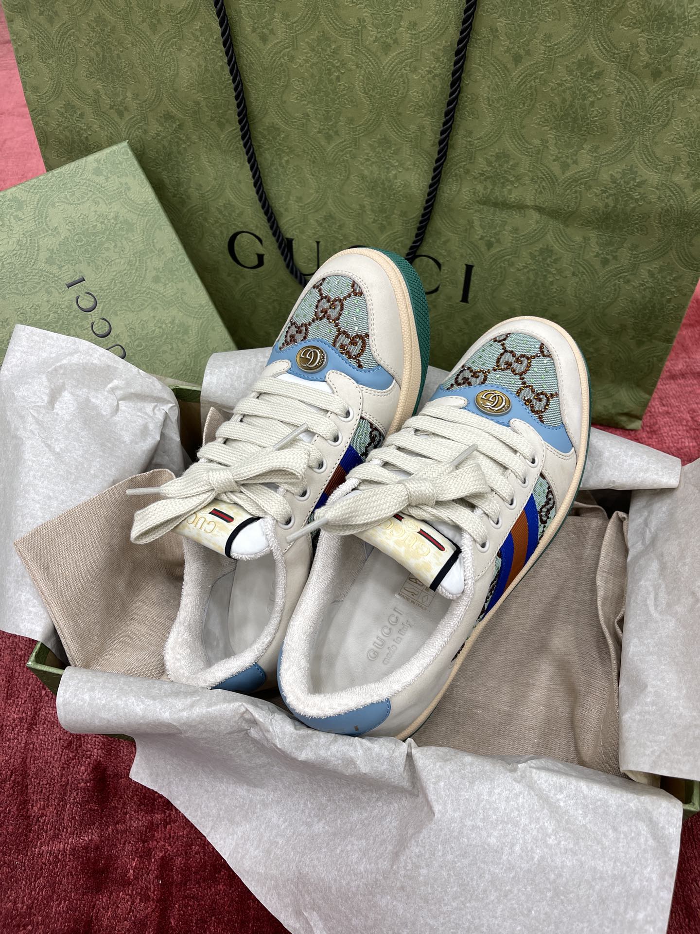 GIÀY GUCCI SCREENER SNEAKER SHOES AAA