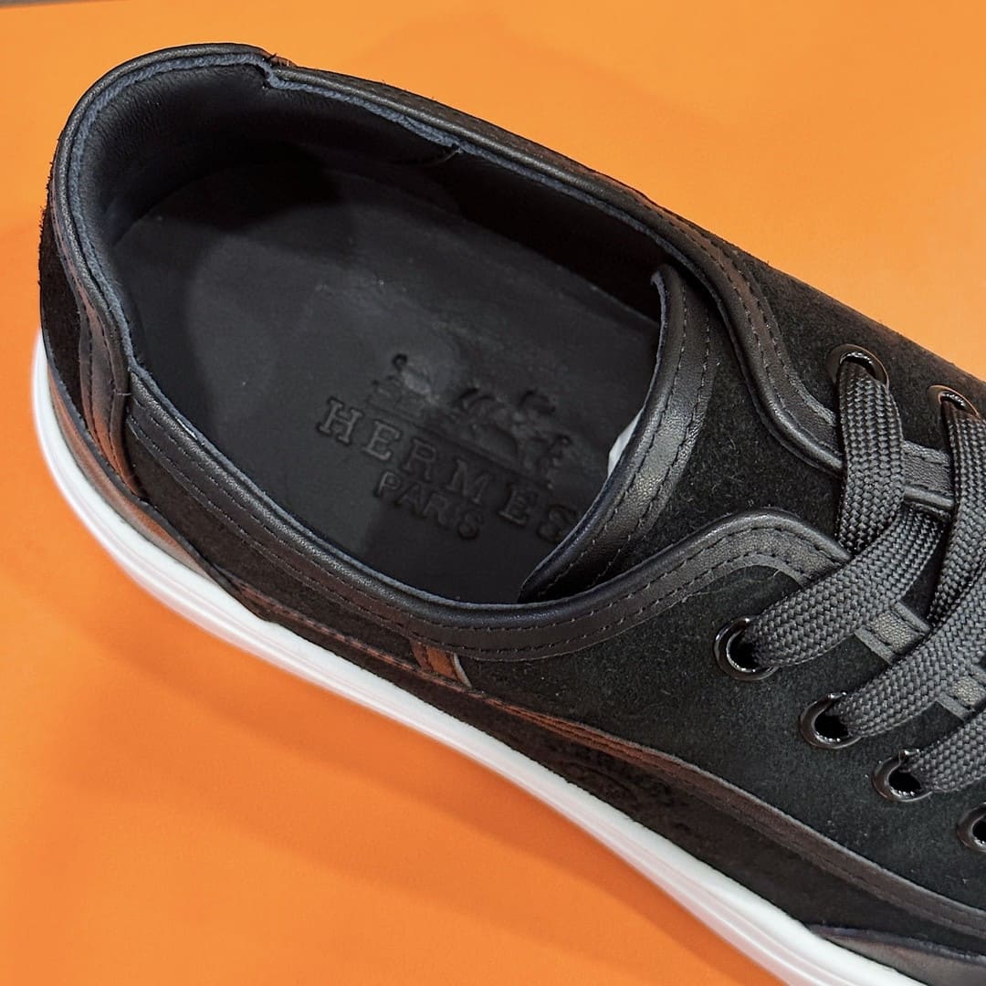 GIÀY HERMES SNEAKER LOW SPORTS BLACK