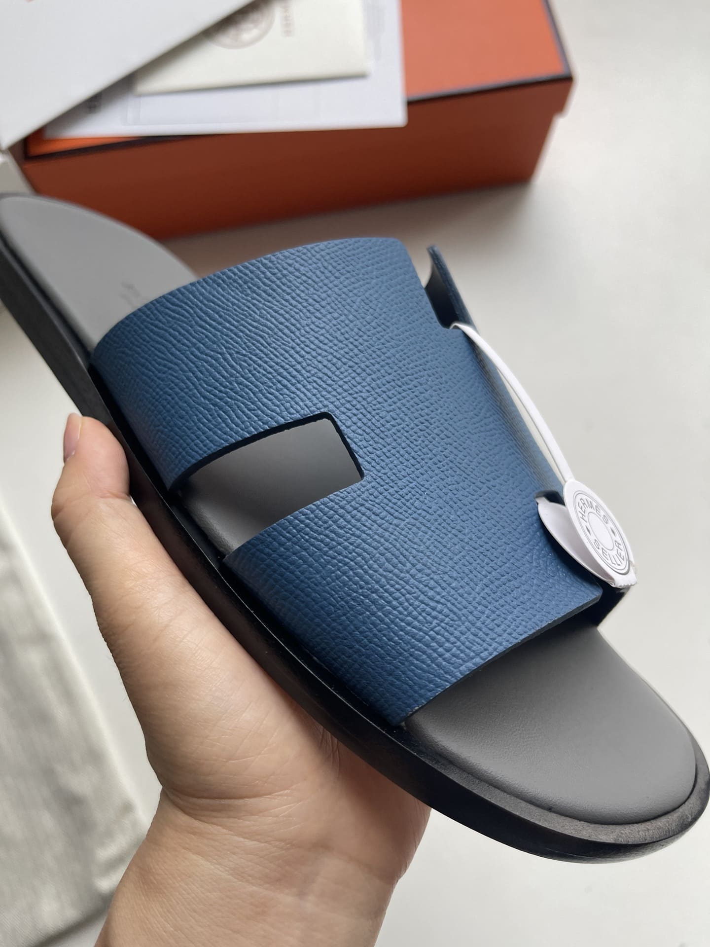 DÉP HERMES IZMIR BLUE H SANDAL AAA