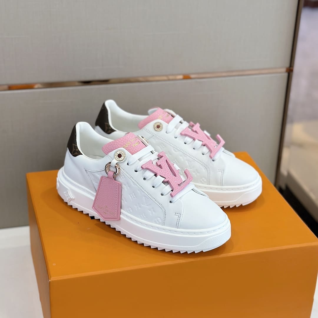 GIÀY LOUIS VUITTON TIME OUT MONOGRAM SNEAKERS SHOES AAA