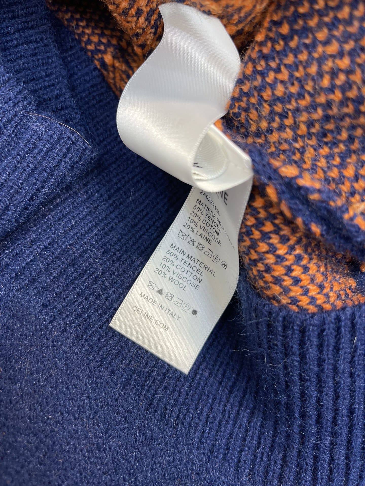 ÁO CELINE Round-Neck Tiger Print Sweater