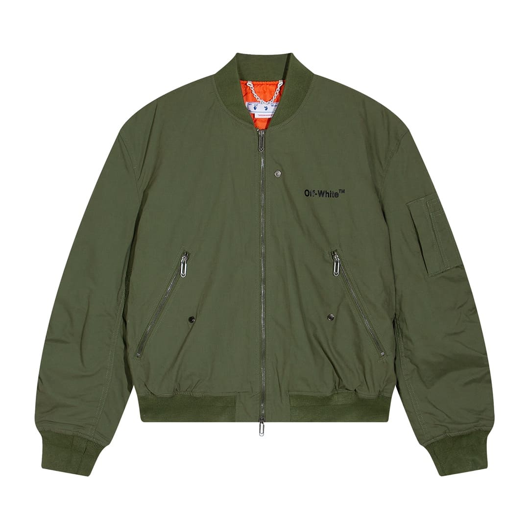 ÁO OFF-WHITE AIR FORCE GREEN WASH DENIM JACKET