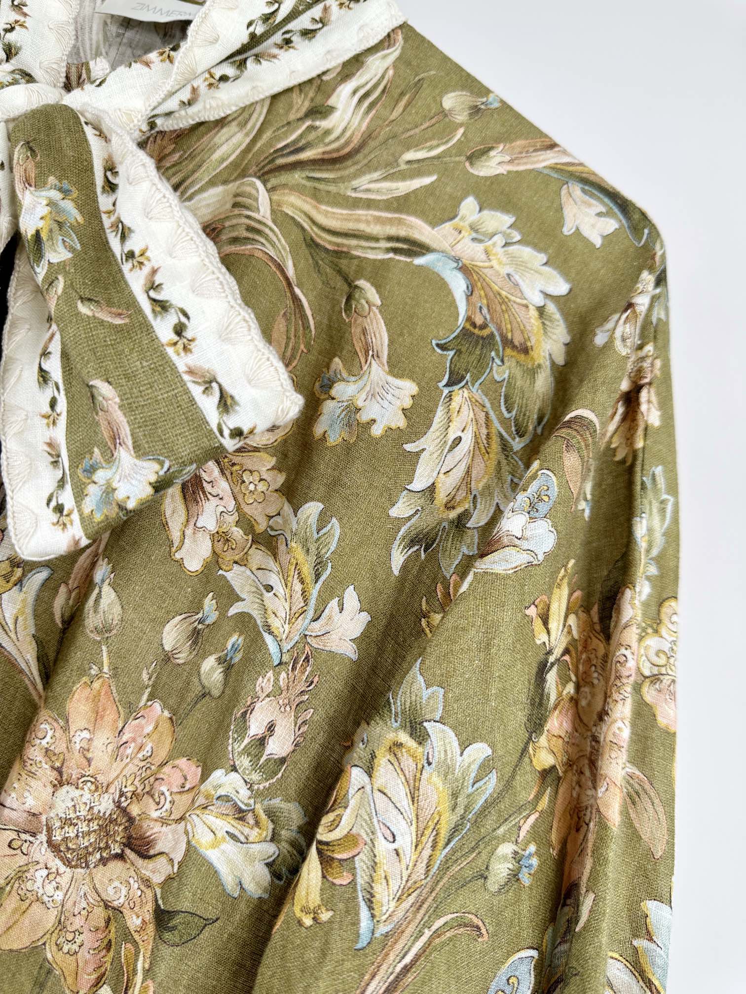 VÁY ZIMMERMANN Flower Mid Vintage Dress