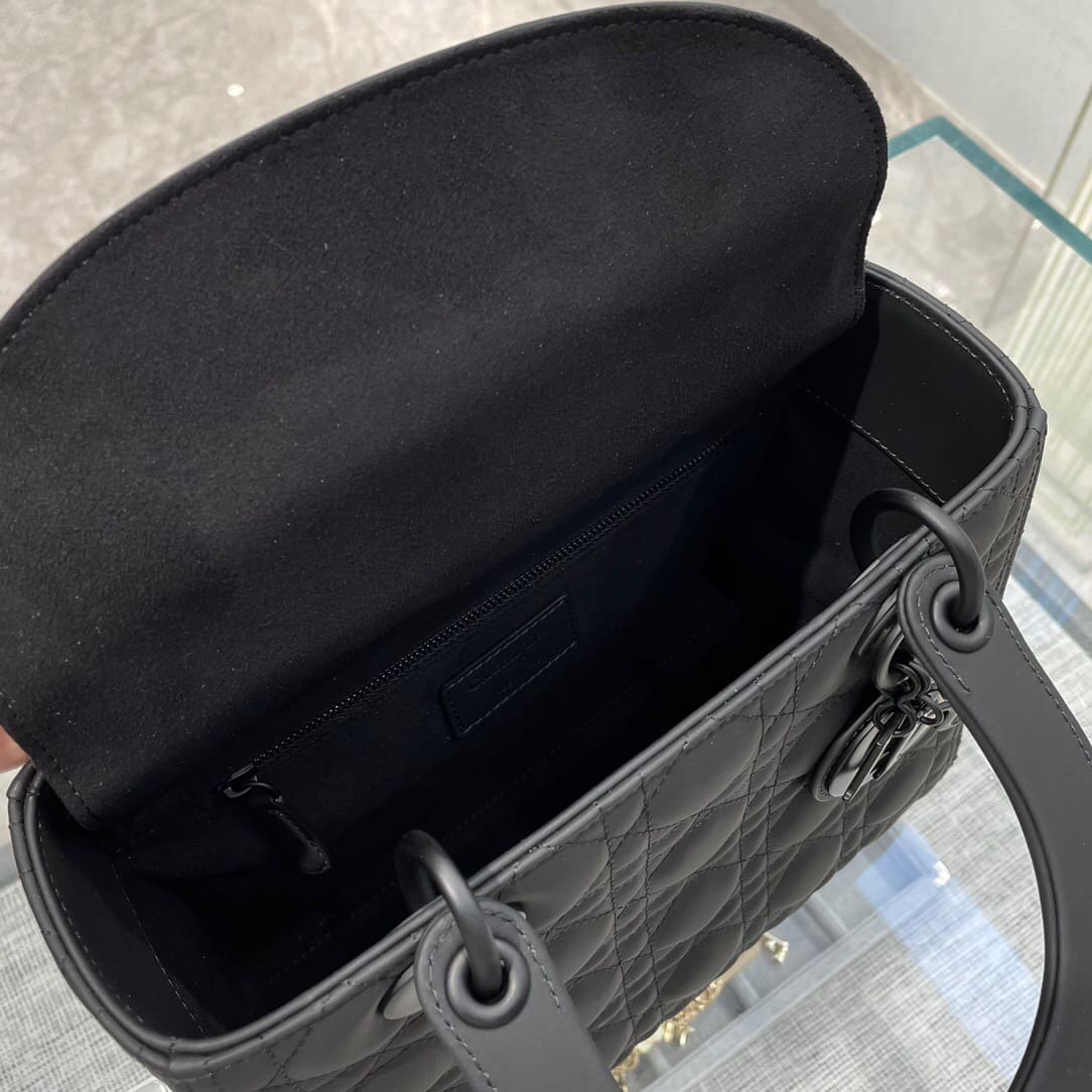 TÚI CHRISTIAN DIOR Lady Dior Bag Black Cannage Lambskin Top Quality