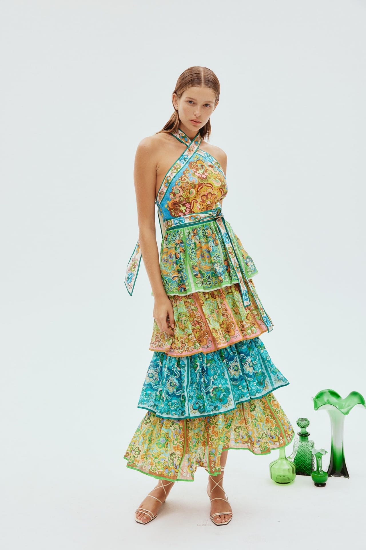 VÁY ALEMAIS HAI DÂY CỔ YẾM ALEMAIS DREAMER IN COTTON High Classy