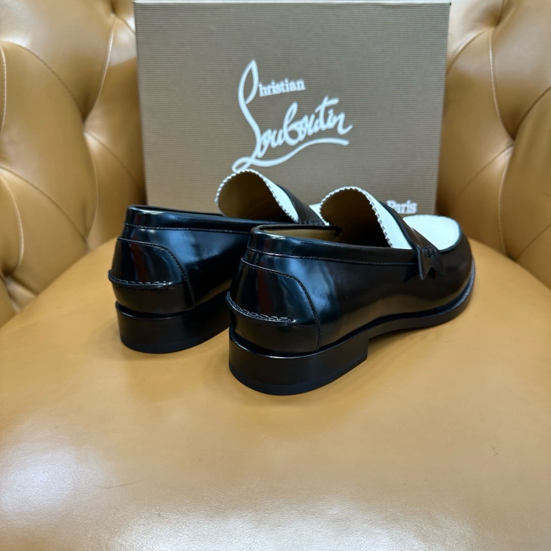 GIÀY CHRISTIAN LOUBOUTIN LOAFER HIGH TOP QUALITY SHOES AAA