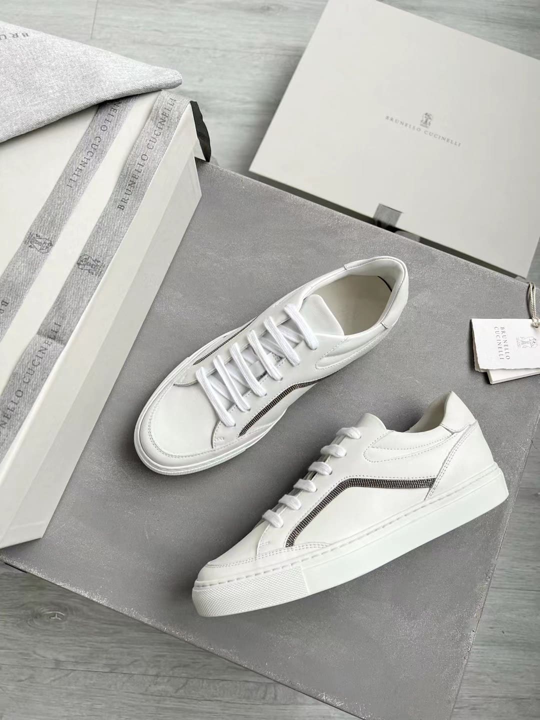 GIÀY BRUNELLO CUCINELLI SNEAKERS LOW TOP SHOES AAA DA LỘN
