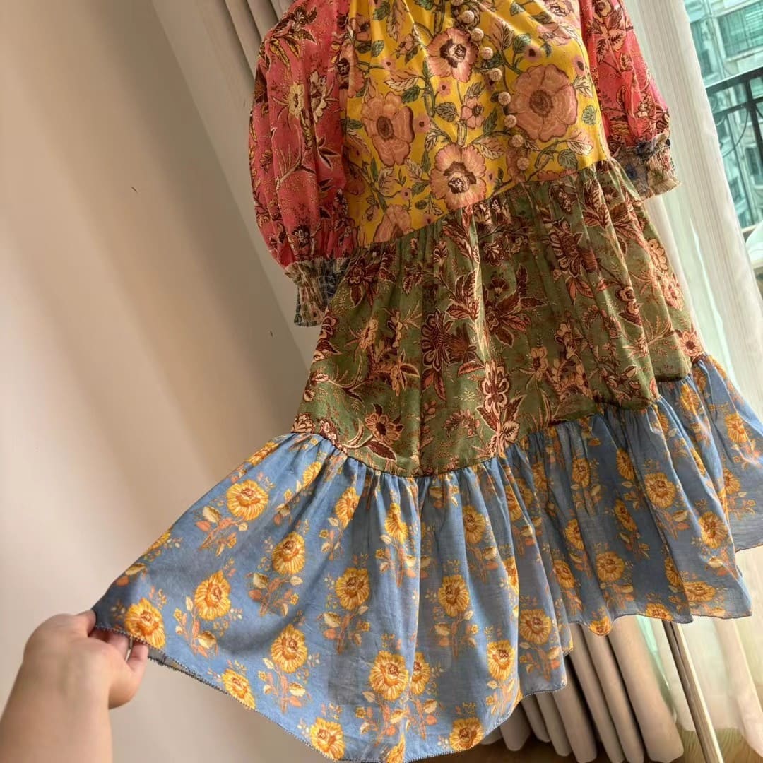 VÁY ZIMMERMANN Flower Vintage Dress High Classy