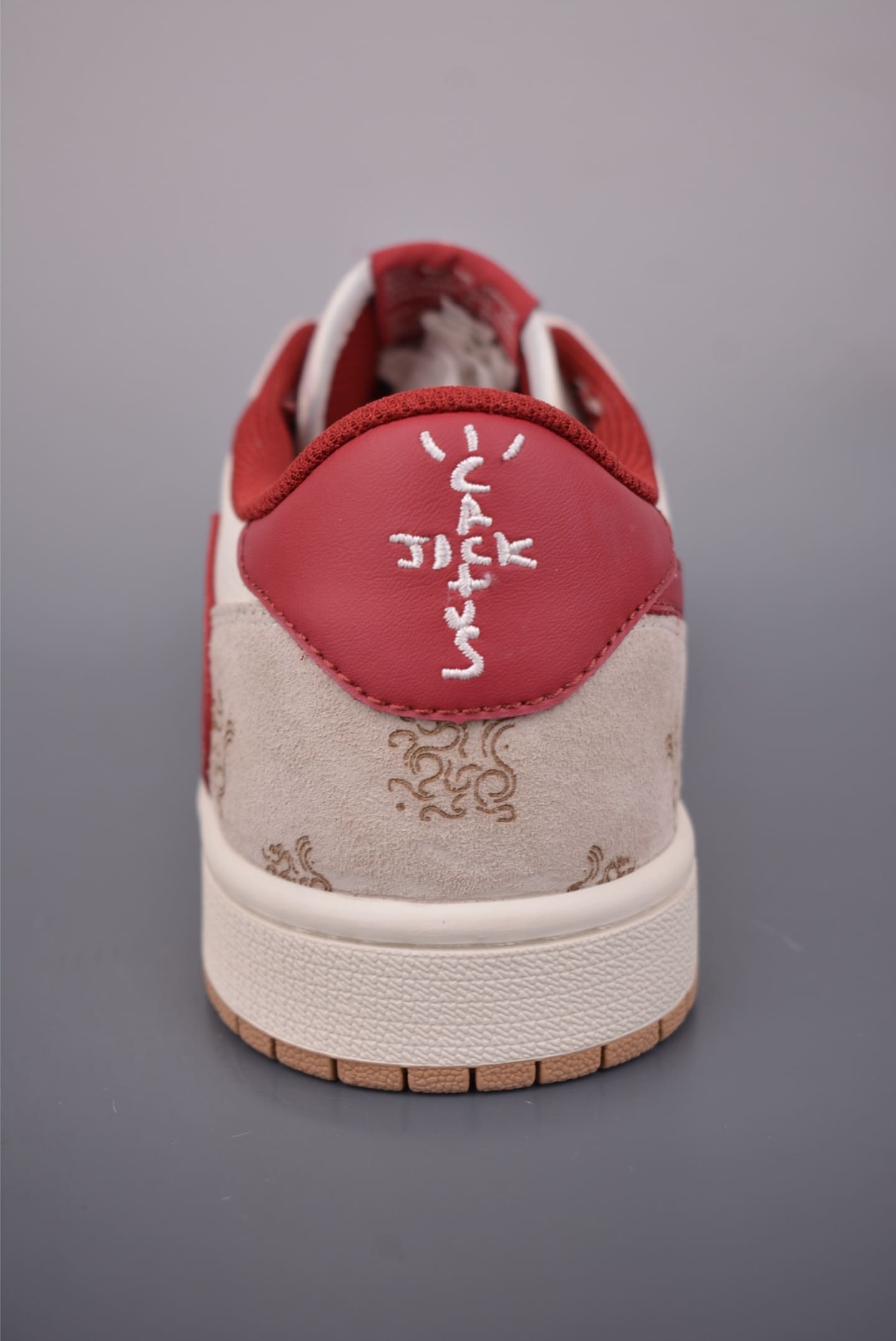 GIÀY TRAVIS SCOTT X AIR JORDAN 1 LOW PHIÊN BẢN GIỚI HẠN NĂM NGỰA ĐỎ BE TOP QUALITY SHOES AAA