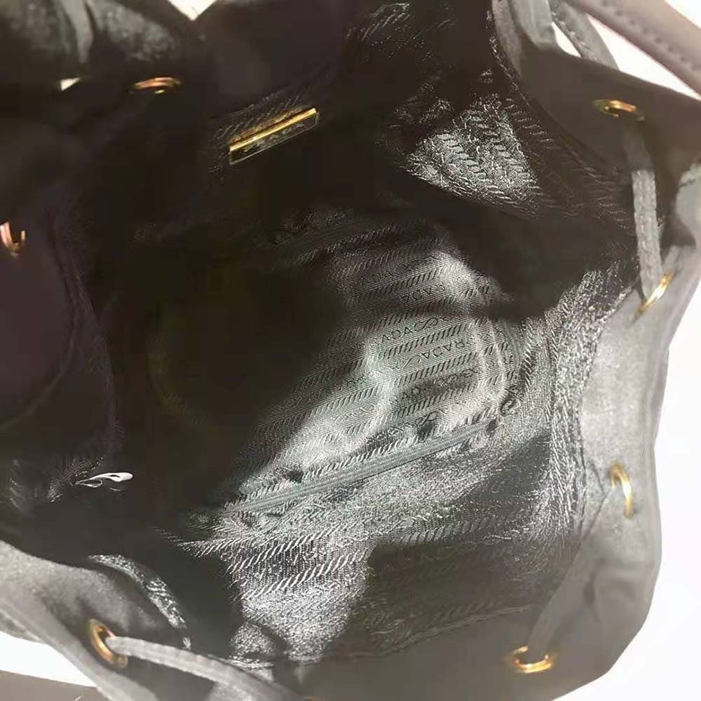 TÚI Prada Women Duet Re-Nylon Bucket Bag-Black