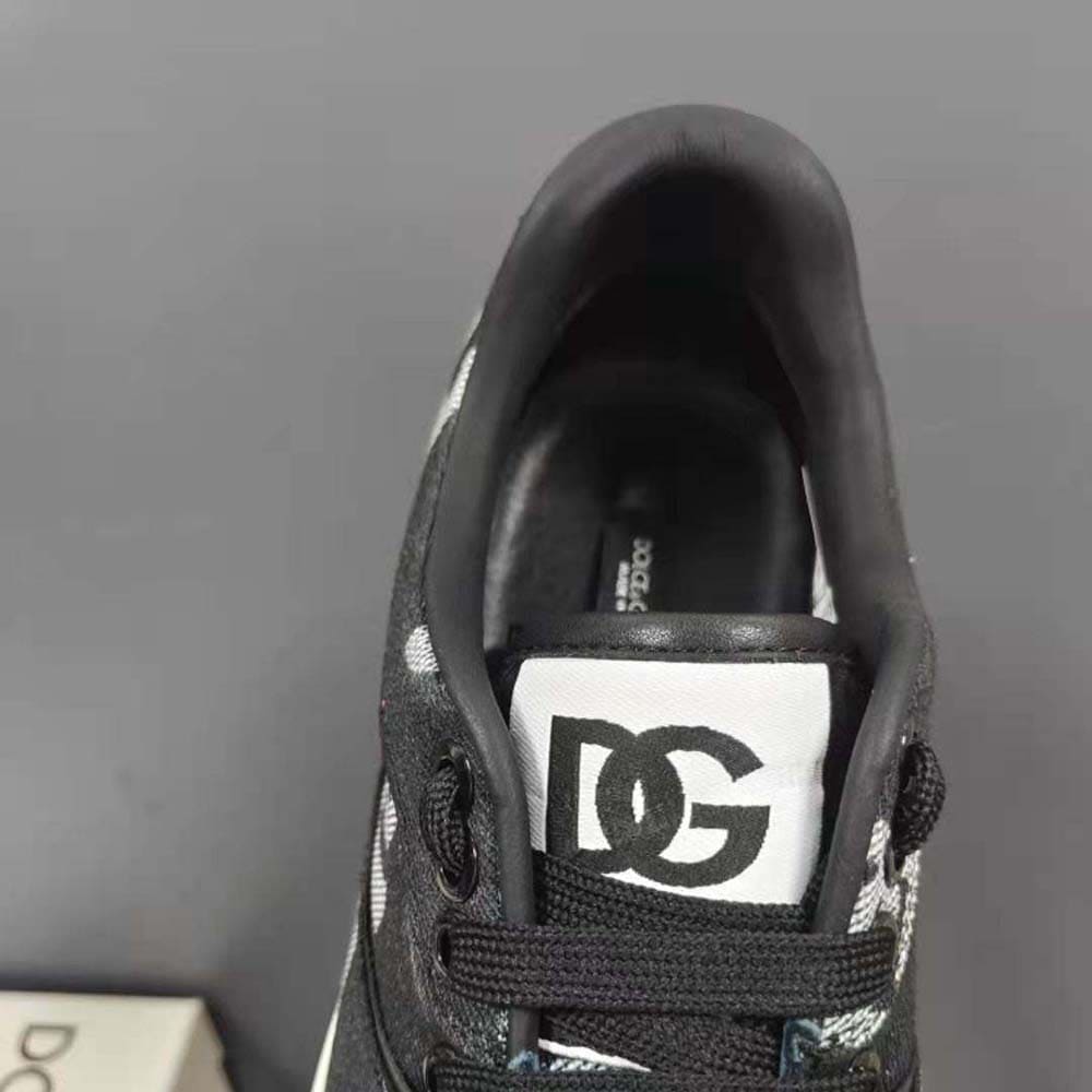 GIÀY DOLCE & GABBANA Men New Roma Sneakers with Denim Logo