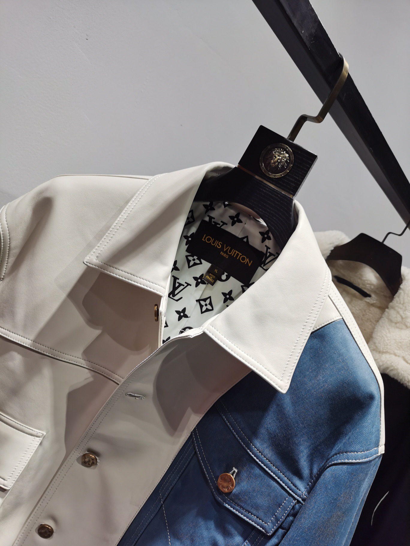ÁO LOUIS VUITTON LEATHER JACKET