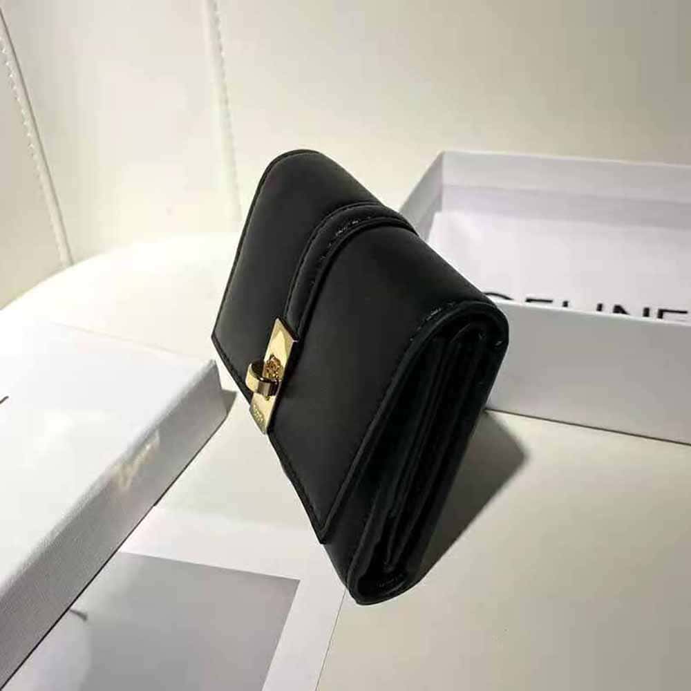 VÍ CELINE 16 bằng da bê bóng