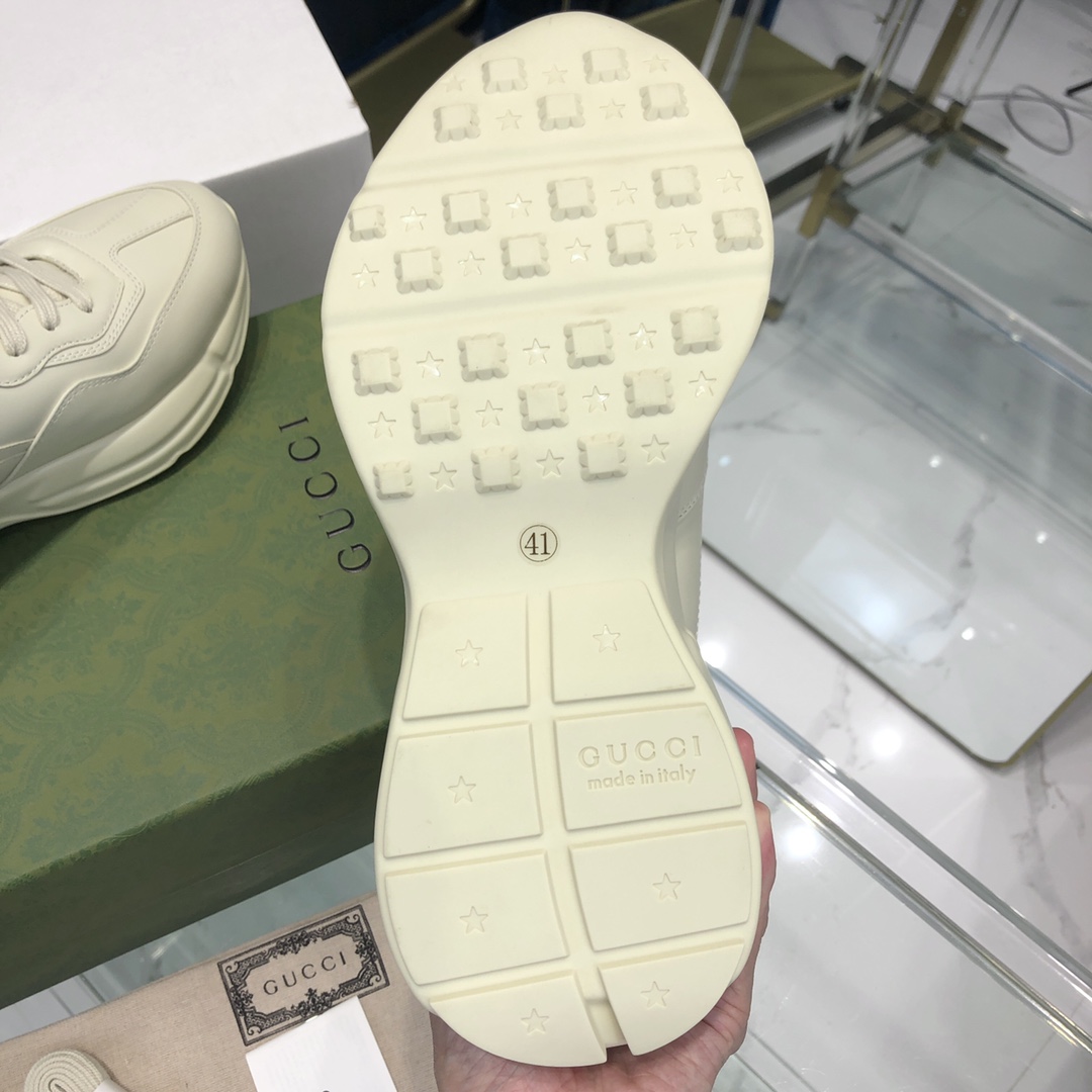 GIÀY GUCCI RHYTON GG ITALIA SNEAKERS SHOES UNISEX