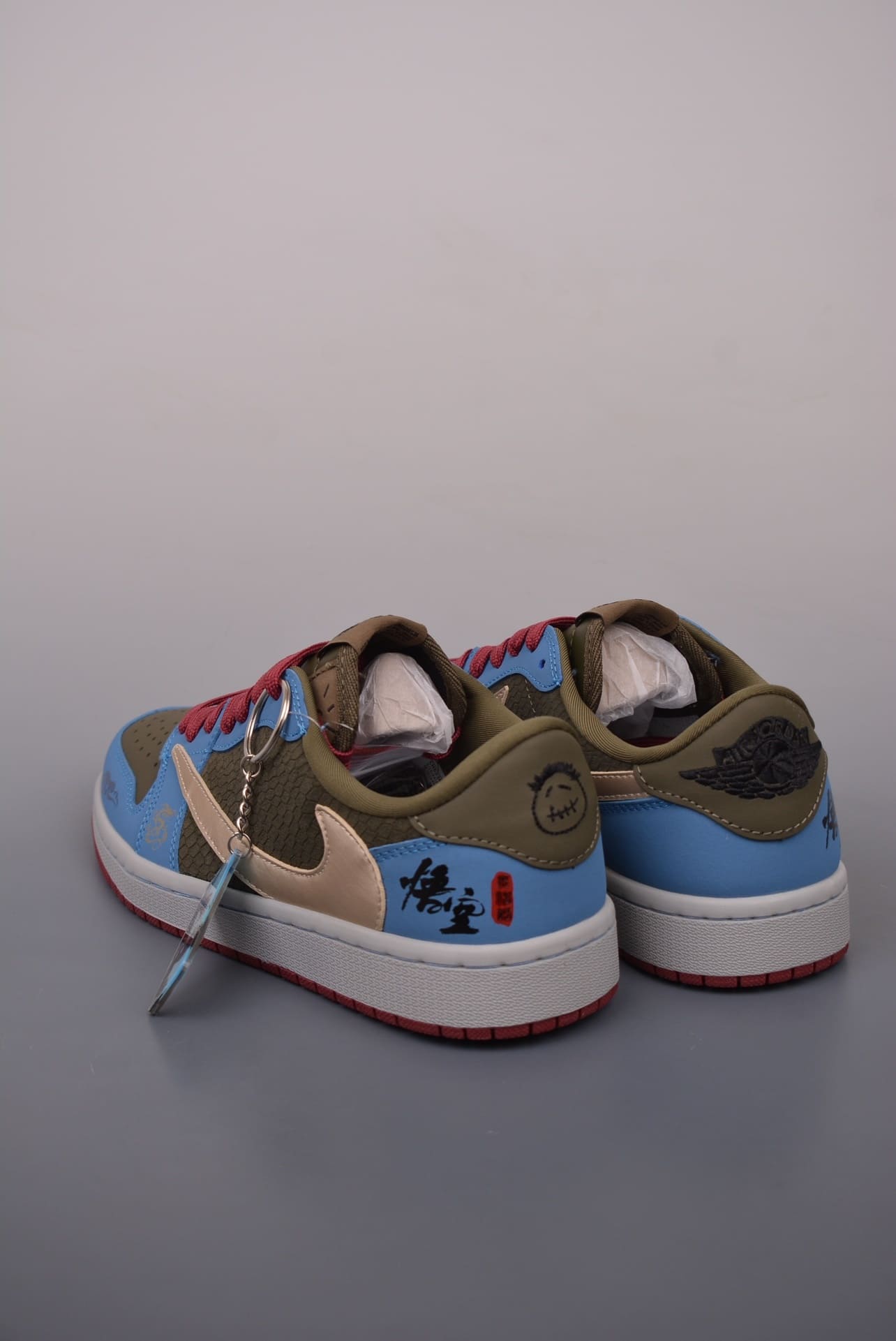 GIÀY TRAVIS SCOTT X AIR JORDAN AJ1 WUKONG LEGEND TOP QUALITY SHOES AAA