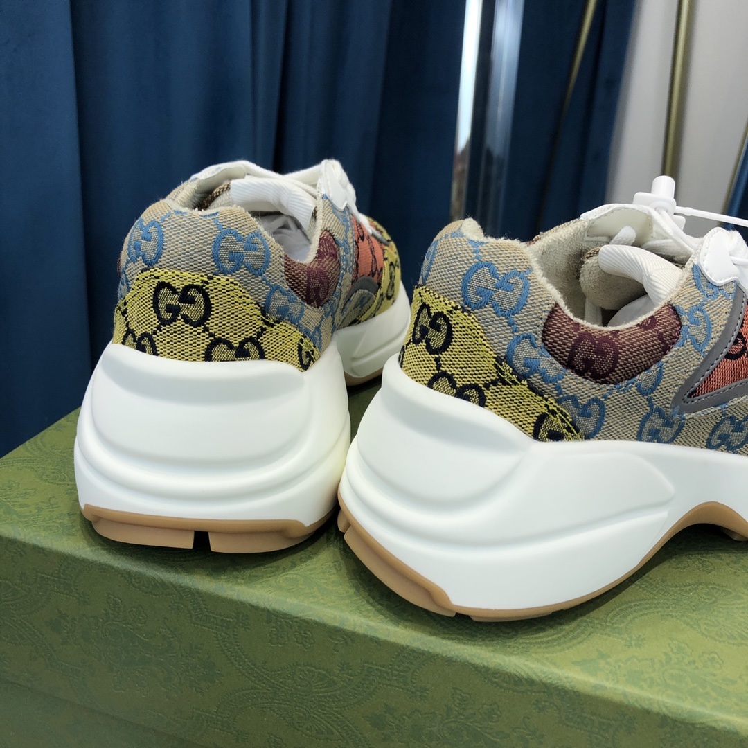 GIÀY GUCCI RHYTON GG ITALIA SNEAKERS SHOES UNISEX