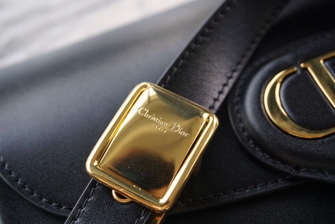 Túi Dior Bobby Women Dior Bag Black Calfskin 18cm