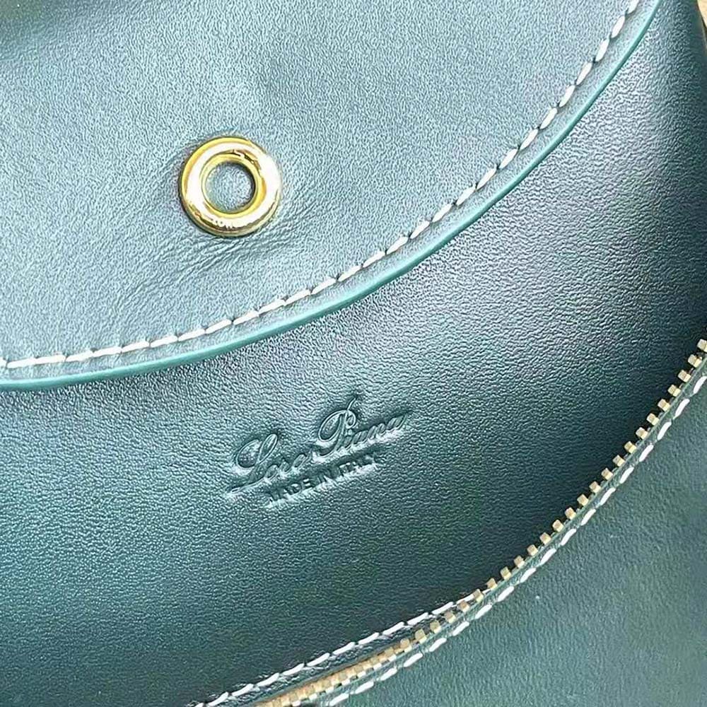 TÚI Loro Piana Women Extra Bag in Calfskin Leather-Green