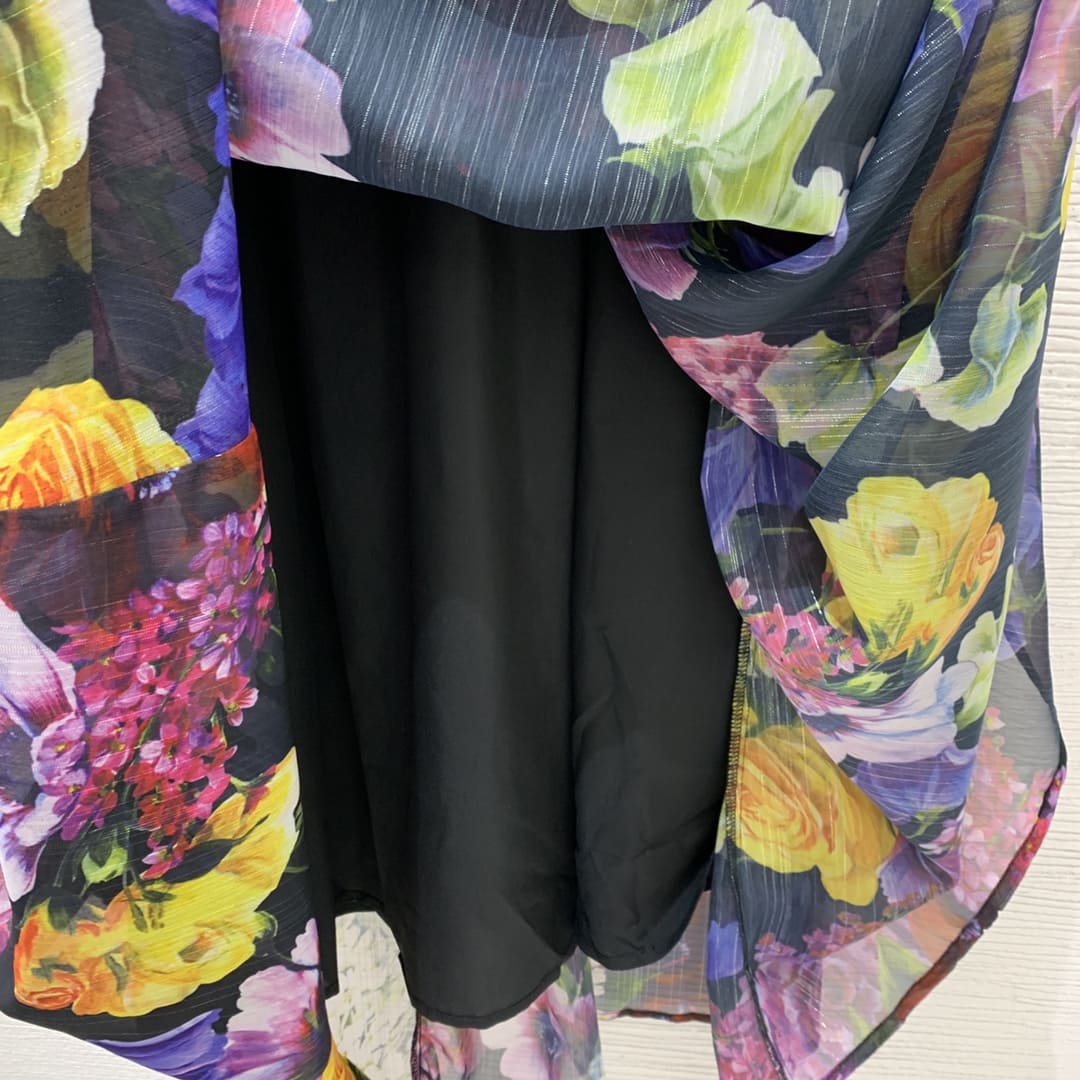 VÁY DOLCE & GABBANA Flower Party Long Dress High Classy