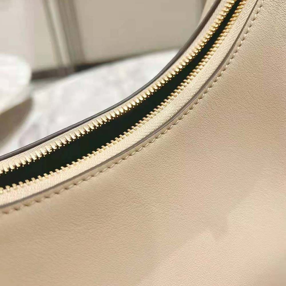 TÚI FENDI Women Fendigraphy Small Mint Beige Leather Bag